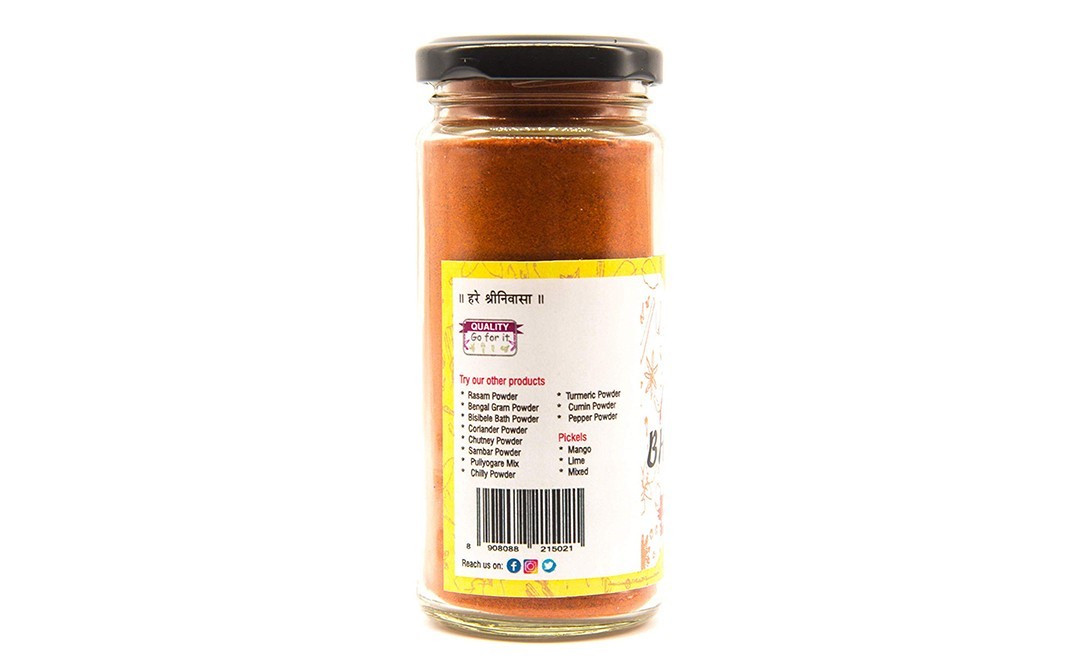 Bhavani's Pickle Powder    Glass Jar  100 grams